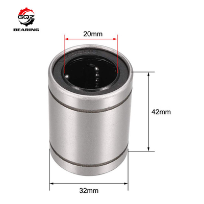 LM20UU Stainless Steel Material Linear Ball Bearing Rubber Sealed Linear Bushing