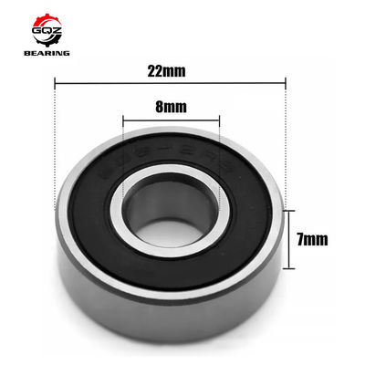 608-2RS Deep Groove Ball Bearing 8×22×7mm Double Rubber Sealed Bearing for Motors and Industrial Equipment