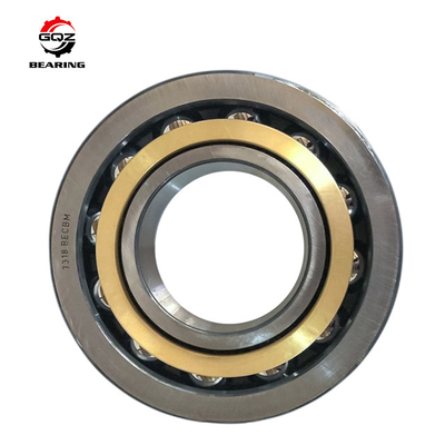Gcr15 Carbon Steel / 7412 BM Stainless Steel Angular Contact Ball Bearing 60 X 150 X 35 mm