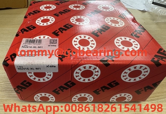 FAG NU416 NU416-XL-M1 Brass Cage Cylindrical Roller Bearings 80mm Bore 200mm Outer diameter