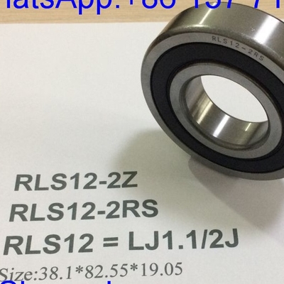 RLS12-2RS / LJ1.1/2-2RSJ Inch Size Automotive Bearings Deep Groove Ball Bearing 38.1*82.55*19.05mm