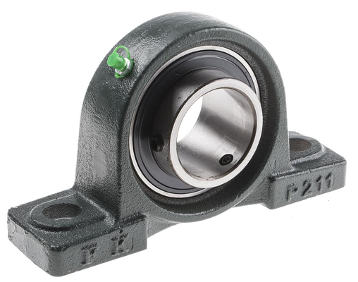 UY 204 2S Double Sealed Eccentric Lock Outer Spherical Insert Bearing For Agricultural & Textile Machinery