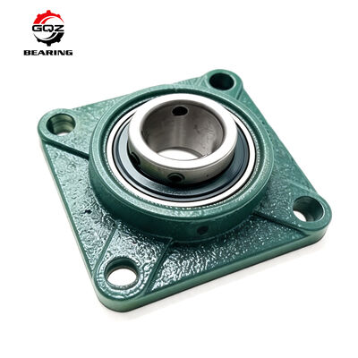 UCFC217 Round 4 Bolt Flange Bearing Unit 85mm Bore UC217 Set Screw Lock Cast Iron Mounted Bearing