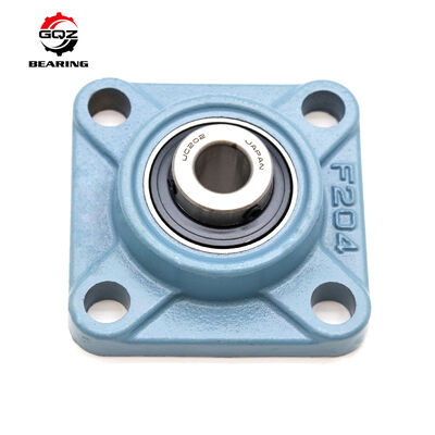 LKF207-2F Square 4-Bolt Flange Bearing Unit, Taper Bore + H2307 Sleeve, Double 2F Anti-Mud Seals