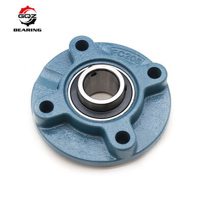 LYF214-2F 4-Bolt Flange Bearing, Eccentric Lock, Double 2F Mud-Proof Seals