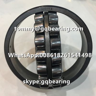 Chinese Manufacturing P4 Spherical Roller Bearing 22211E double row spherical roller bearing 55*100*25