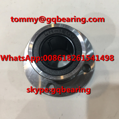 Gcr15 steel LMF16UU Round type Rubber Sealed Flange Linear Ball Bearing