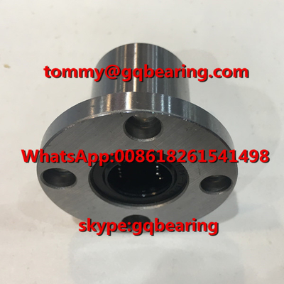 Gcr15 steel LMF16UU Round type Rubber Sealed Flange Linear Ball Bearing