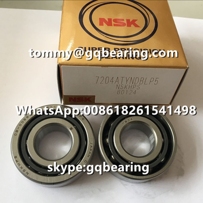 P5 Precision 30 degree contact angle NSK 7204ATYNDBLP5 Angular Contact Ball Bearing