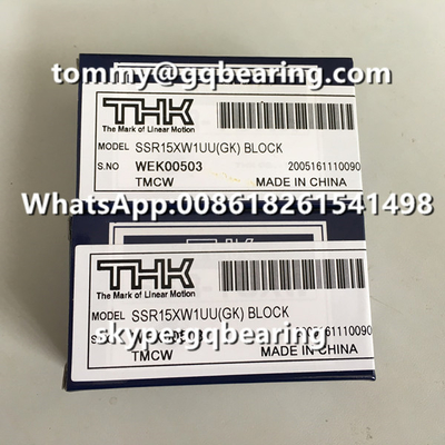 Japan Original THK SSR15XW1UU(GK) Linear Block THK SSR15XW Linear Slide