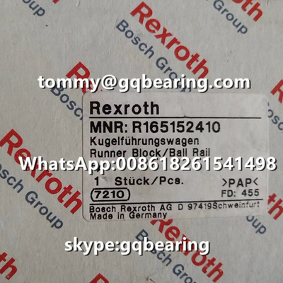 Rexroth R165152410 Steel Material Flange Type Heavy Duty Standard Length Standard Height Ball Rail Runner Block