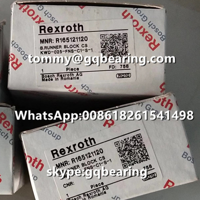 Rexroth R165121120 Steel Material Flange Type Standard Length Standard Height Runner Block