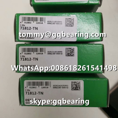 Gcr15 Steel Material CNC Machine Spindle Application INA 71812-TN Angular Contact Ball Bearing