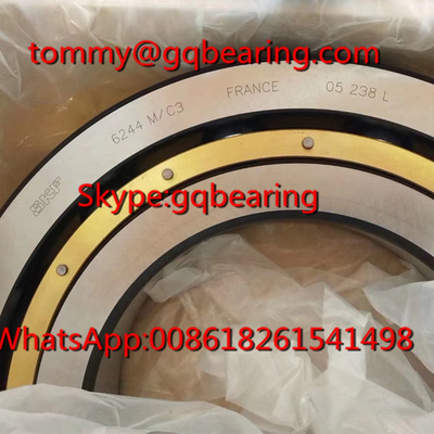C3 Clearance SKF 6244 M/C3 Brass Caged Deep Groove Ball Bearing