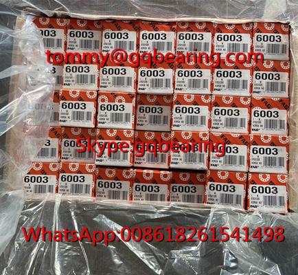 Gcr15 Steel made Korea Made Open type FAG 6003 Deep Groove Ball Bearing