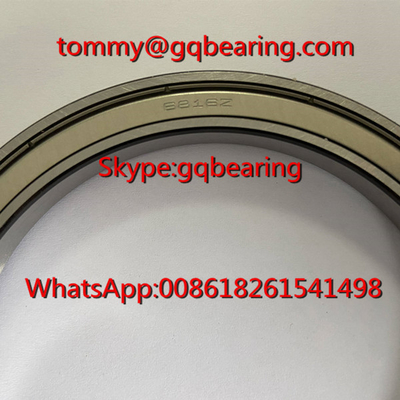 Japan Origin Gcr15 Steel Material NSK 6816ZZCM Thin Wall Deep Groove Ball Bearing 80 x 100 x 10 mm