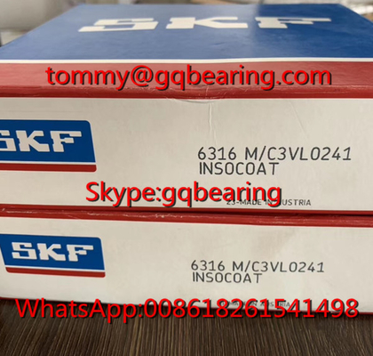 Austria Origin SKF 6314/C3VL0241 INSOCOAT Deep Groove Ball Bearing Seals type ZZ 2RS OPEN