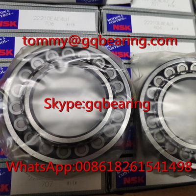 Gcr15 Steel Material NSK 22210EAE4U1 Spherical Roller Bearings  50 * 90 * 23 mm