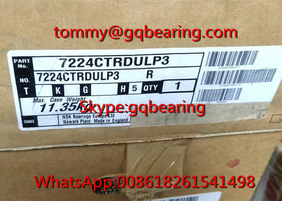 P3 Super Precision NSK 7224CTRDULP3 Single Row Angular Contact Ball Bearing 120*215*40mm