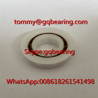 POM Plastic Material F6901 Flanged Plastic Ball Bearing 12x24x6mm