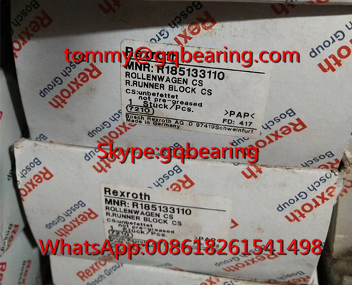 Rexroth R185133110 Roller Rail Runner Block Bosch R185133110 Linear Bearing