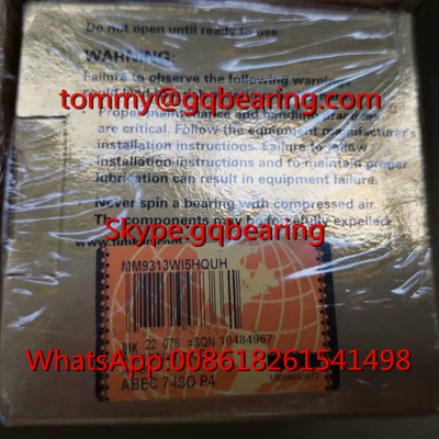 Gcr15 Steel Material ABEC7 Precision TIMKEN MM9313WI5HQUH Ball Screw Support Bearing 57.2x90x15.88mm