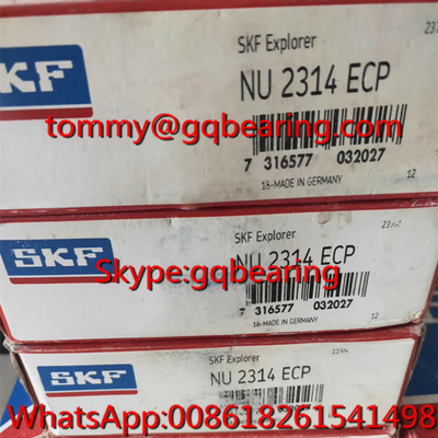 SKF NU2314 ECP Cylindrical Roller Bearing NU2314ECP Air Compressor Bearing 70x150x51mm