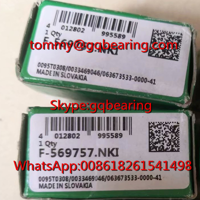 Gcr15 Steel Material INA F-569757.NKI Needle Roller Bearing 25x38x20mm