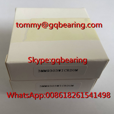 25 degree Contact Angle 3MM9303WICRDUM Spindle Angular Contact Ball Bearing 17*30*7mm