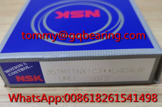 Gcr15 Steel Material NSK 35TM11NX1C3 U40AUR Gearbox Deep Groove Ball Bearing
