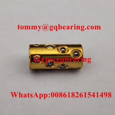 10mm Length Bronze BK3510A Ball Cage Bearing Linear Motion Bearings