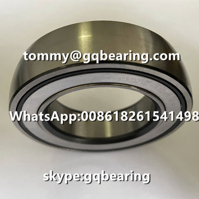 Steel Cage Double Row F-555102 Deep Groove Ball Bearing OD 45*75*19mm