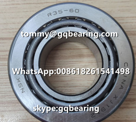 OD 72mm R35-60 Tapered Roller Single Row Bearing Open Seal