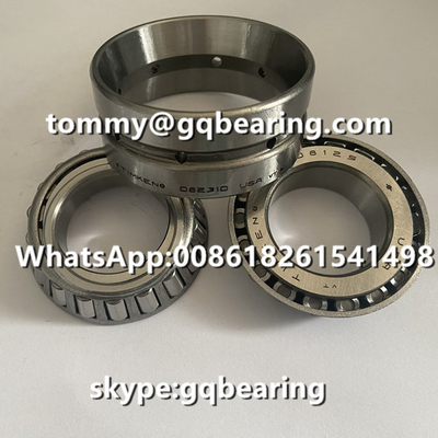 Gcr15 Steel Double Row Tapered Roller Bearing 08231D With 31.75mm Bore