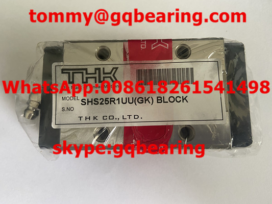 Steel SHS25R1UU Linear Motion Bearings Linear Slide Block