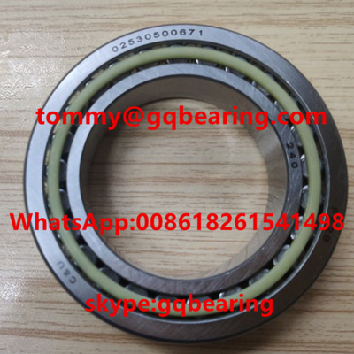 Gcr15 Nylon Cage 02530500671 Tapered Roller Bearing Thickness 20mm For Automotive