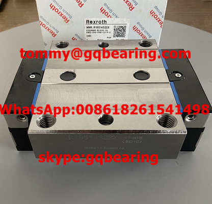 R18514322X Flange Type Roller Runner Block Carbon Steel Linear Motion Guideway