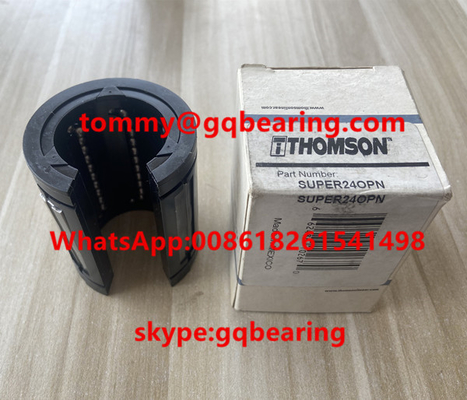 Open Type Plastic Linear Ball Bearing SUPER24OPN 38.1mm Bore linear motion ball bearing