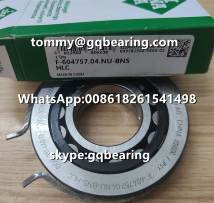 Steel Cylindrical Roller Bearing VW AG INA F-604757.04 With Snap Ring 31*72*18mm