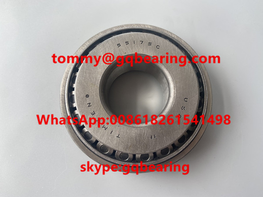 Chrome Steel Tapered Roller Bearing TIMKEN 55175 / 55437 Inch Dimension
